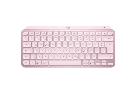 LOGITECH MX Keys Mini teclado RF Wireless Bluetooth QWERTY Inglés Rosa