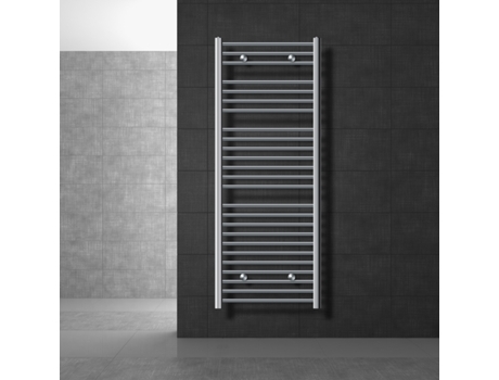 Radiador toallero de baño 60x150 cm calefactor cromado estufa de diseño recto LUXEBATH