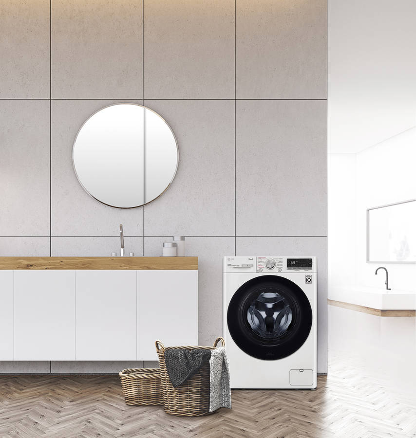 Lavasecadora LG F4DV5509SMW (6/9 kg - 1400 rpm - Blanco)