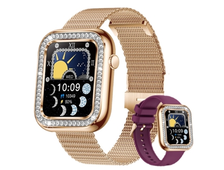 Reloj inteligente para mujer, reloj inteligente deportivo, Monitor de pista, llamada Bluetooth, reloj de marca para mujer para regalo VEANXIN