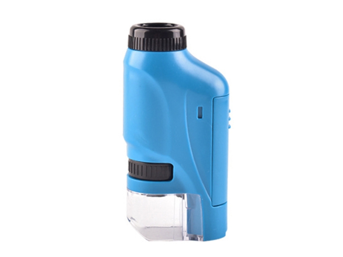 Ats-microscopio Portátil Para Niños Microscopio De Bolsillo Juguetes Científicos Kit Educativo Regalo De Cumpleaños Navidad