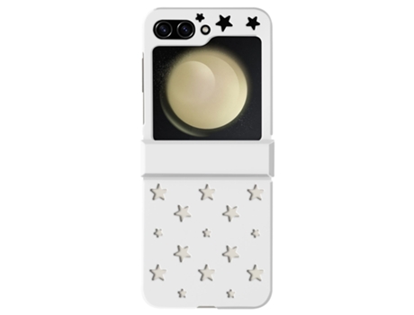 Funda para Samsung Galaxy Z Flip 5 AVIZAR Acrílico Blanco