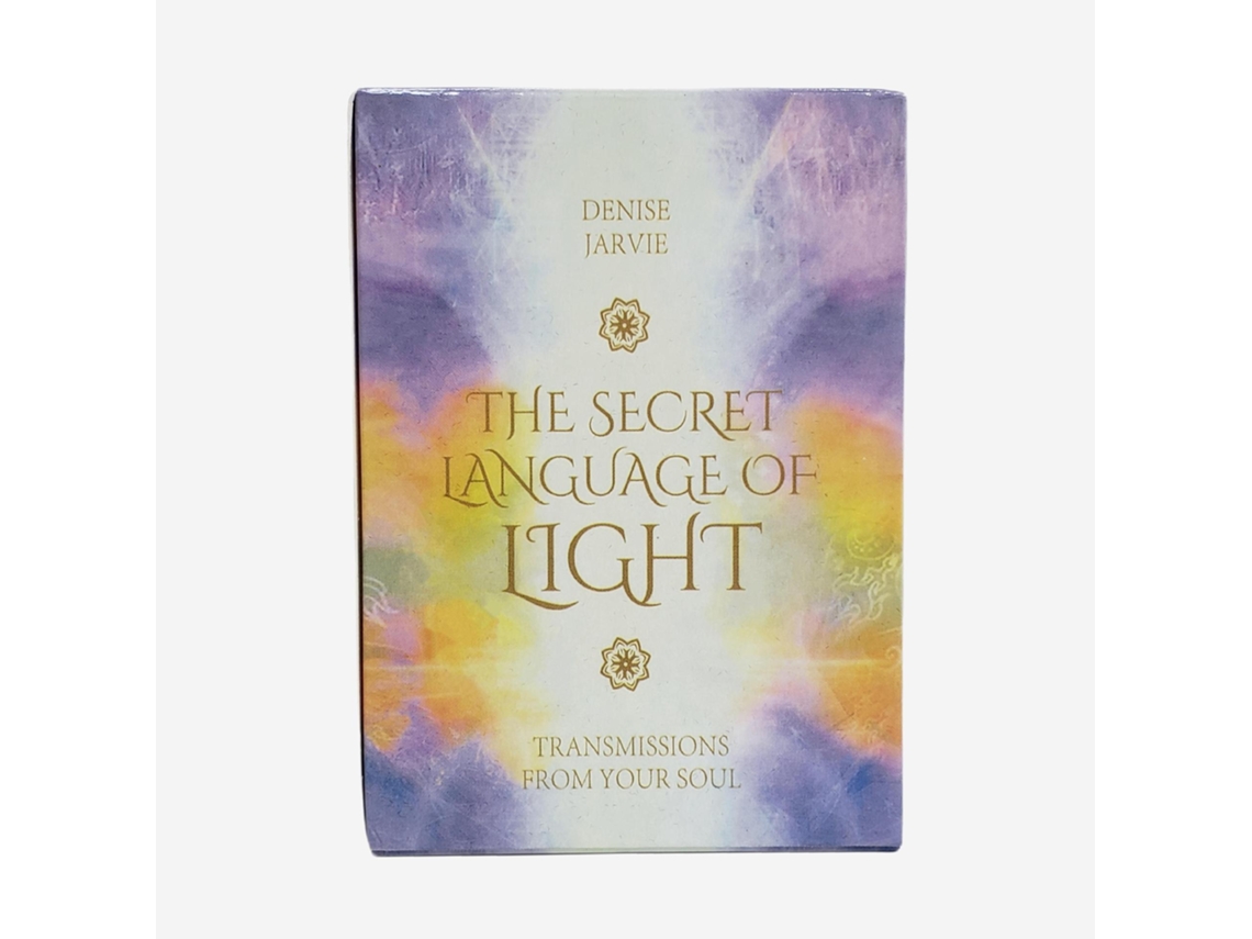 El Juego De Cartas Oráculo El Lenguaje Secreto De La Luz - 45 Cartas, Caja Colorida