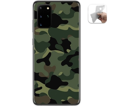 Carcasa Samsung Galaxy S20+ Plus TUMUNDOSMARTPHONE Camuflaje Multicolor