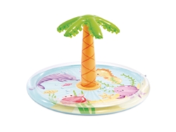 Intex Piscina Infantil Hinchable Spray Palmera Con Rociador De Agua