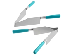 Cortador de pasteles de metal estilo antiguo con 2 piezas, ideal para cortar pasteles y hacer mantequilla. Rosewell