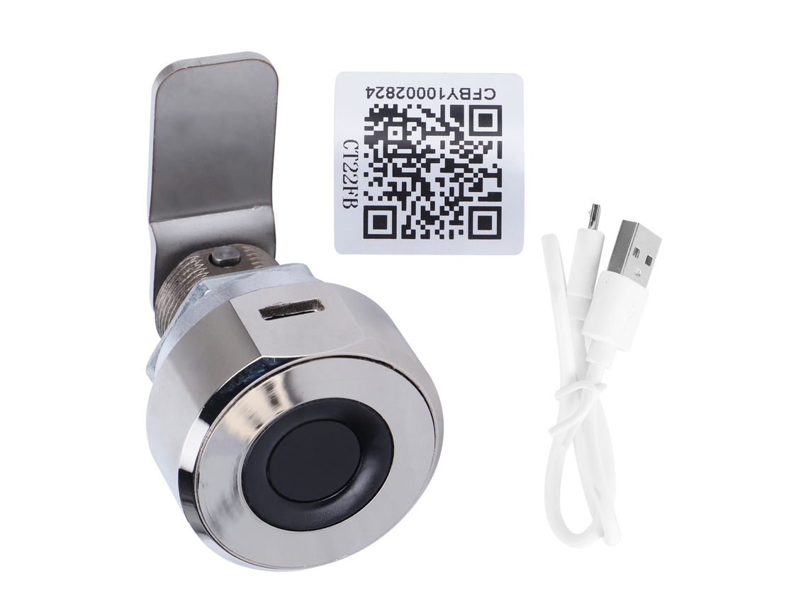 Juego De Cerraduras Bluetooth Con Huella Dactilar Y Aplicación, De Aleación De Zinc, Para Cajones De Muebles, Para El