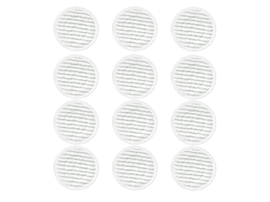 Almofadas de esfregão a vapor de substituição para shark s7000amz s7000 s7001 12 unidades