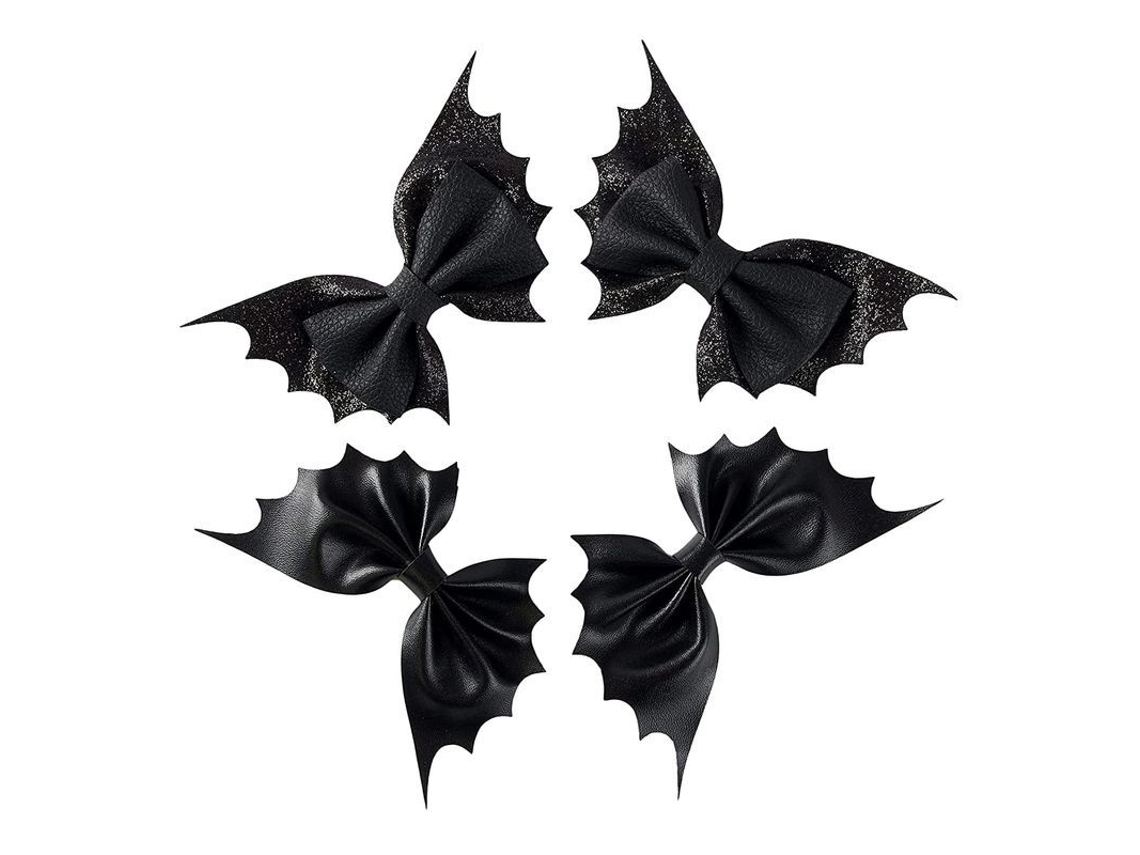 4 Tiaras De Alas De Murciélago Para El Cabello, Ideales Para Niñas Y Mujeres (accesorios De Halloween).