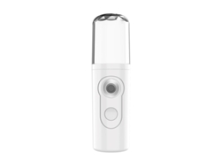 Vaporizador facial de belleza, humidificador de viaje, mini vaporizador facial, pulverizador facial portátil, instrumento hidratante blanco