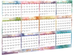 Calendario De Pared Borrable 2026 | Agenda De Grande Laminado, De Enero A Diciembre De 2026 Para Sala De Estar