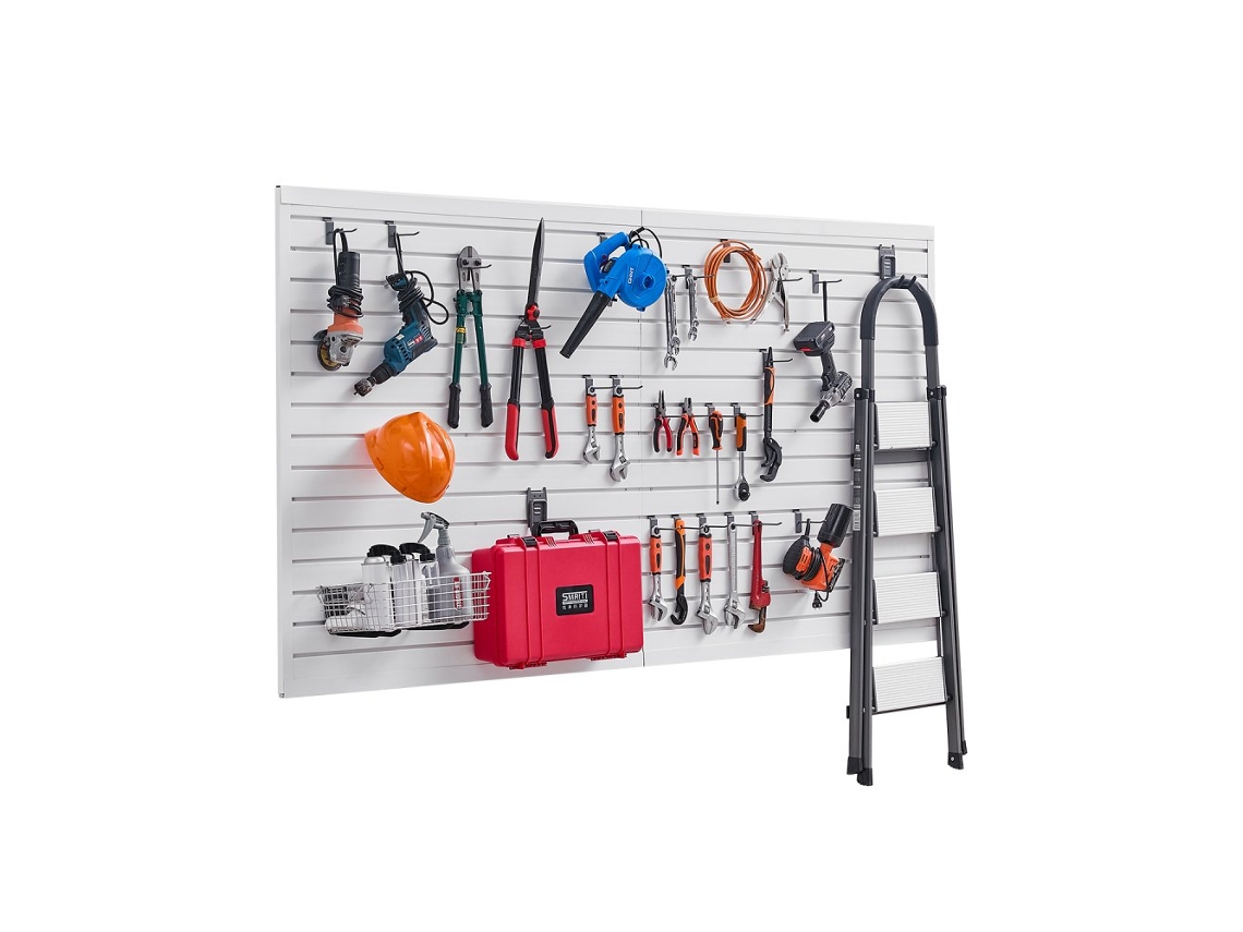 Panel de Herramientas y Pared Laminar de PVC 1225x2450mm con Accesorios Tekmaquinas
