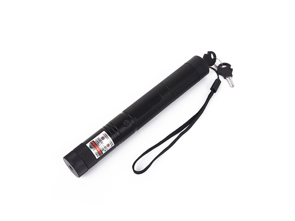 Puntero Láser Linterna De Luz Fuerte Enseñanza Bolígrafo Puntero De Largo Alcance CHRUI 303 Negro