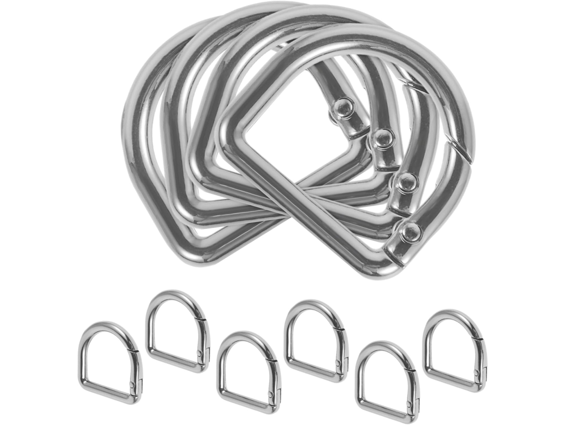 Juego De 10 Ganchos De Presión Con Resorte, Clips De Metal Para Bolsos.
