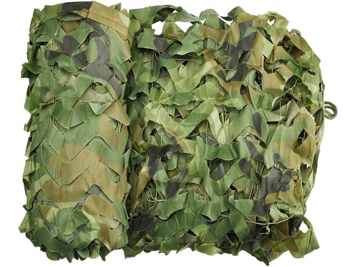 Red De Camuflaje Ligera Para Acampar Y Tomar Fotografías. Malla De Camuflaje Duradera Con Diseño Enrollable Y Fácil De Transportar. Máxima Ocultación