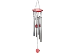 Campanillas De Viento Metálicas Para Colgar En El Jardín, Patio O Para Decoración Interior Y Exterior. 6 Tubos Afinados.