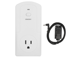 Enchufe Inteligente Ts-5000 Con Control De Temperatura Y Humedad Y Temporizador Para Uso Doméstico.