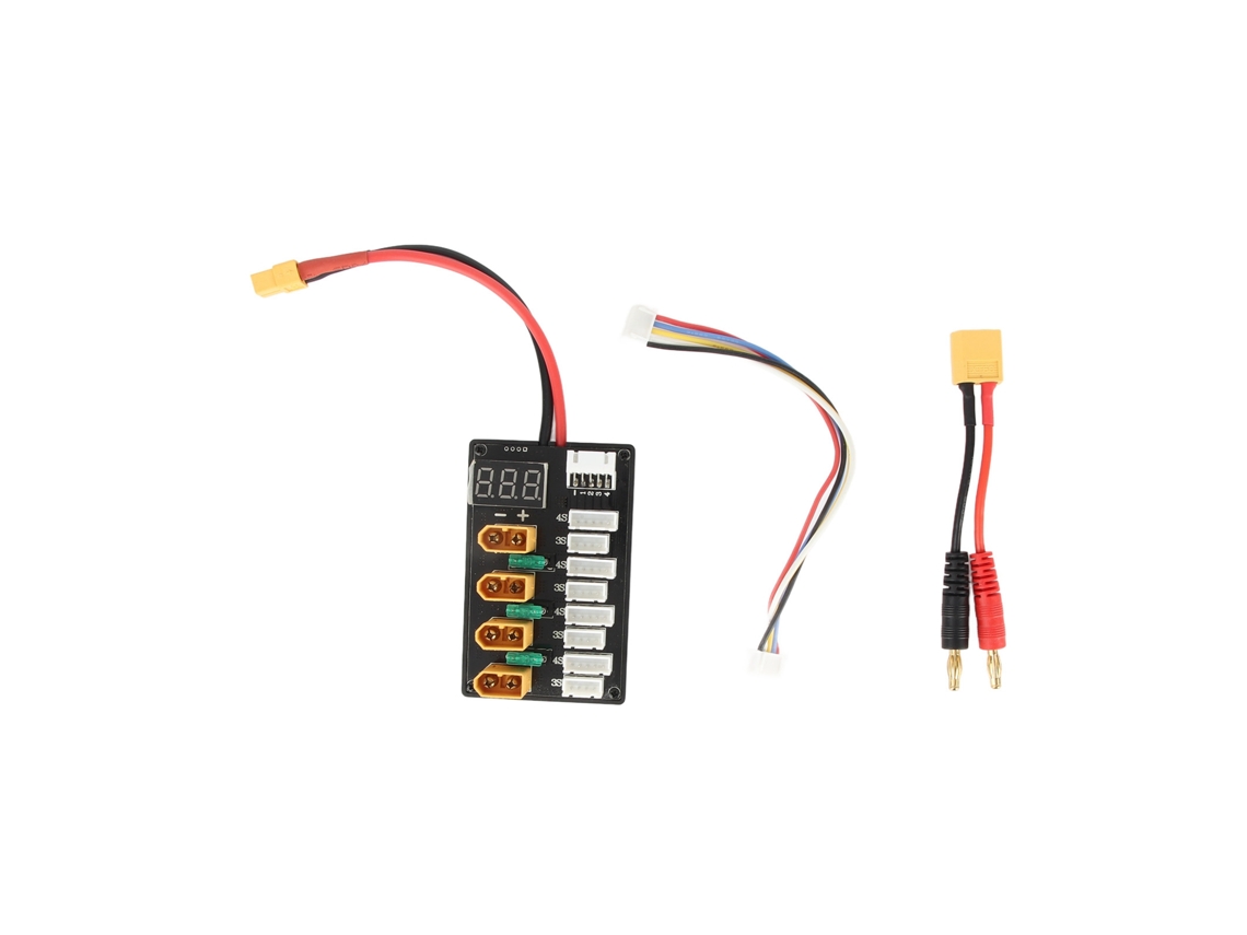 Placa de carga paralela Danu Mini XT60 con fusible de 15 A para cargador de baterías B6 B6AC 3S 4S