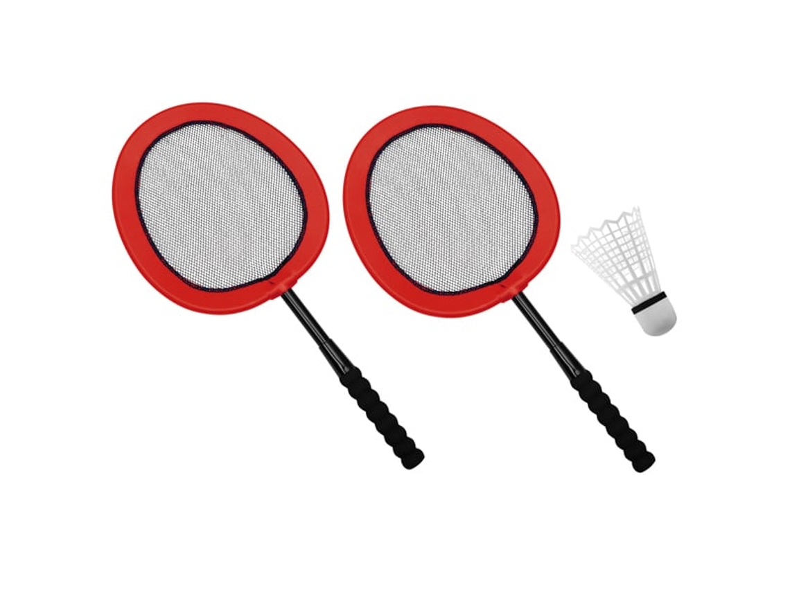 Mega set de bádminton Eduplay para diversión al aire libre y mucha acción deportiva.