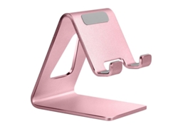 2026-soporte De Teléfono Para Escritorio Linjou De Aluminio Compatible Con Iphone 13 12 Pro Samsung Y Todos Los Smartphone (oro Rosa)