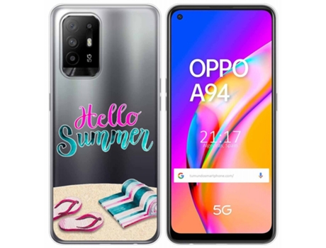 Carcasa Oppo A94 5G TUMUNDOSMARTPHONE Dibujos Transparente