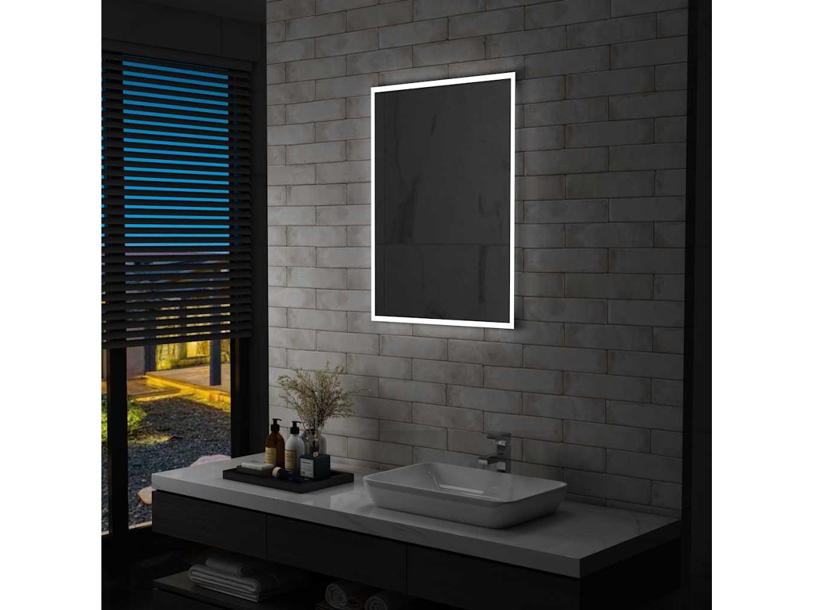 Espejo De Pared De Baño Con Led 60x80 Cm