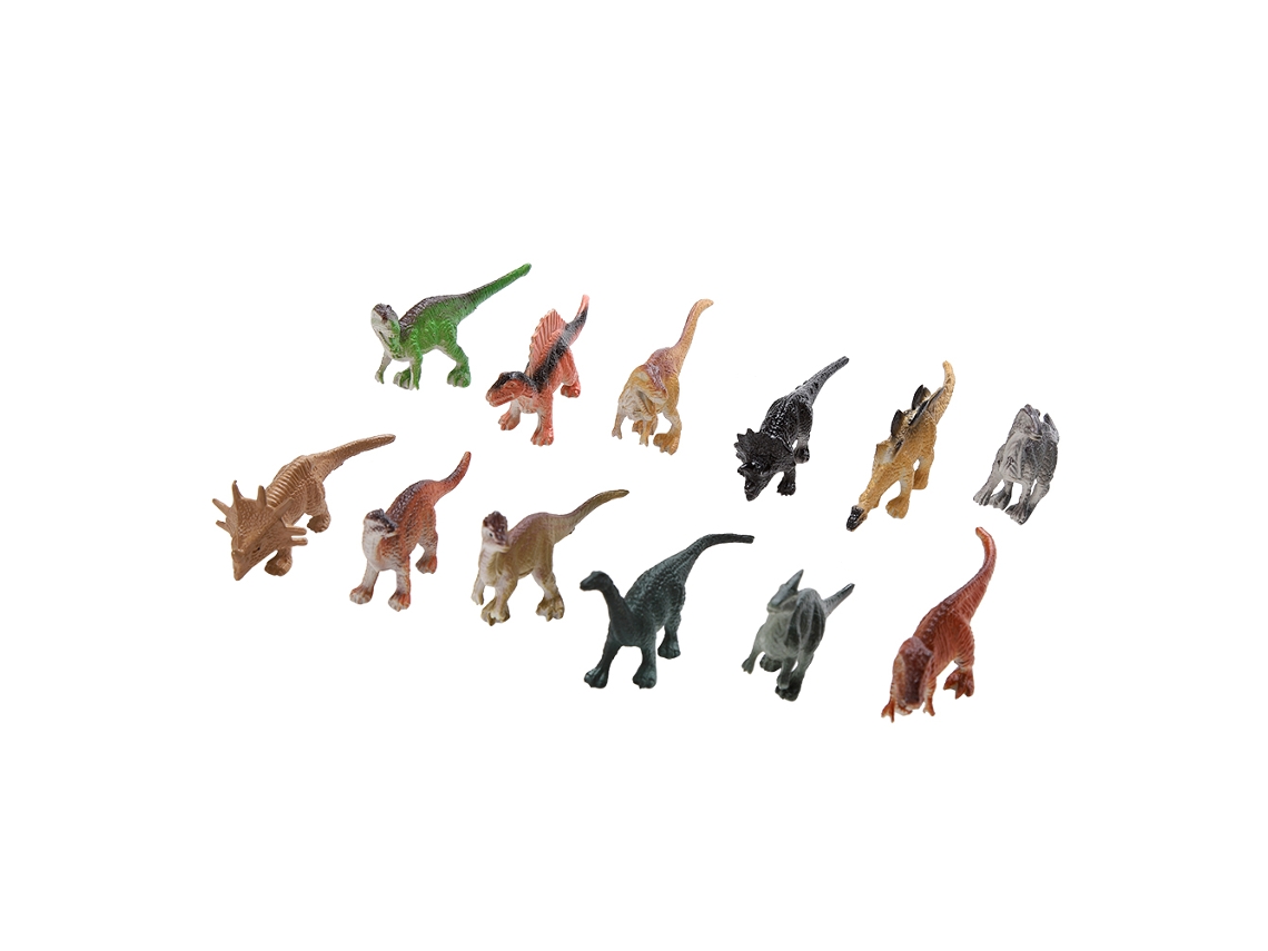 12 Piezas/set Modelo De Dinosaurio De Plástico Suave Juguete Educativo Para Niños Bebés Regalo Colección