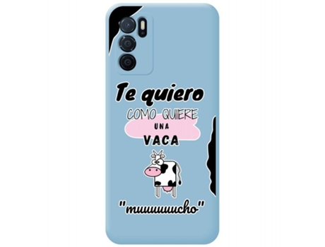 Carcasa Oppo A16 / A16s TUMUNDOSMARTPHONE Silicona Líquida Dibujos Azul