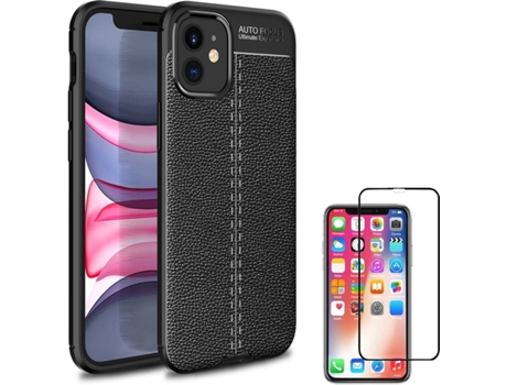 Kit Funda + Protector para iPhone 12 Mini PHONESHIELD BD-LC&9D-BK-IP-12MN Negro