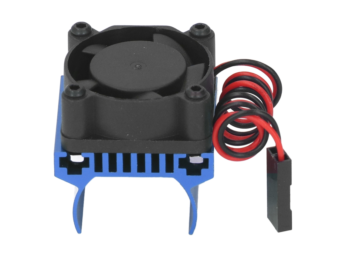 Ventilador de refrigeración para motor RC con disipador de calor, accesorio para coche Traxxas a escala 1/18, control remoto, azul