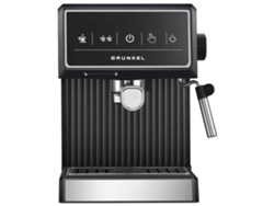 Cafetera espresso Cafpresso 20pulse 20 bares 850w Pantalla táctil negra Grunkel