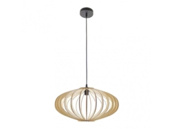 Fab 156194515 | Lámpara colgante Sapelli 1xe27 Madera Natural Regx45x45 Cm Fabrilamp