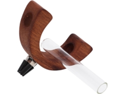Difusor Ambientador Para Coche De Vidrio Y Madera, Jarrón Decorativo Con Clip Para La Rejilla De Ventilación Del Coche, 1 Pieza, Botella