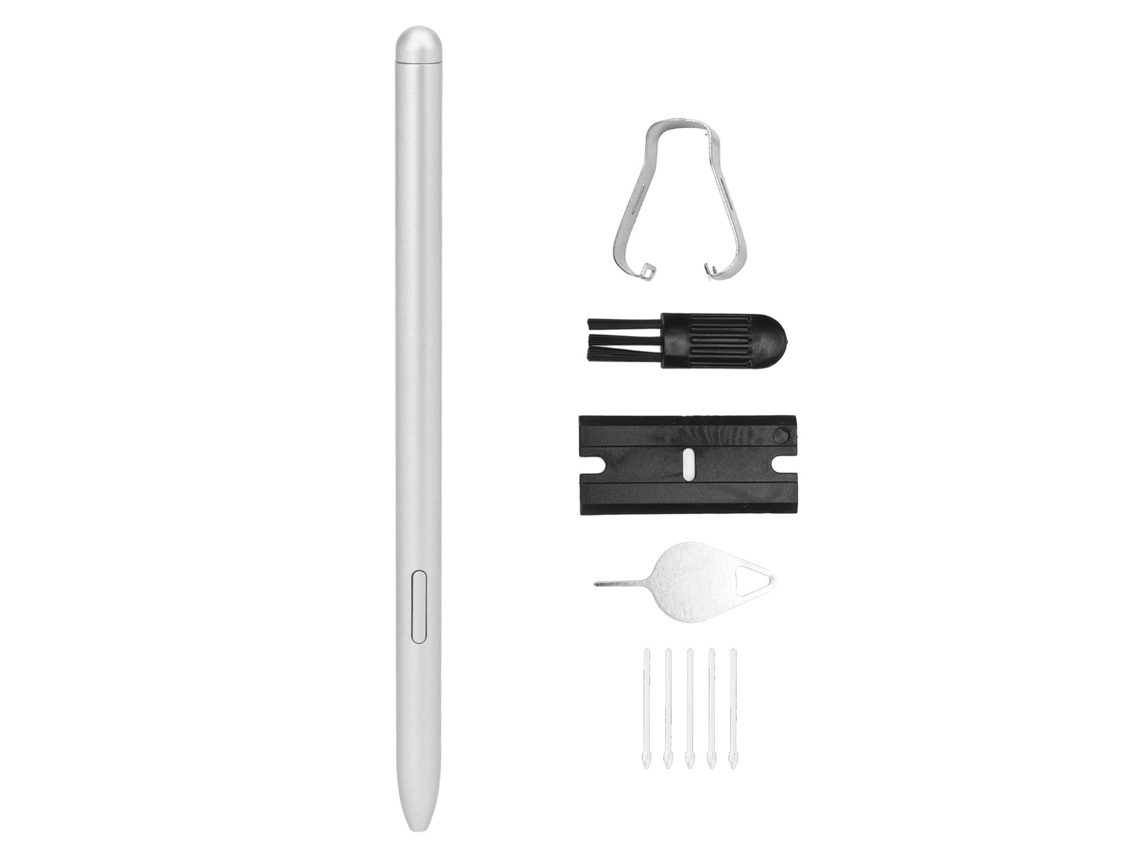 Lápiz óptico Yhl para tabletas Samsung Tab SM T870 T875 T970 T976 con 5 puentes, alta sensibilidad, color plata.