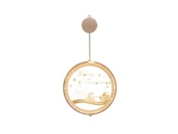 Pared - Adorno Navideño Con Luz Funciona Con Pilas. Es Perfecto Para Decorar Paredes, Ventanas, Terrazas Y Mucho Más. Mide 16 Cm De Largo. ¡