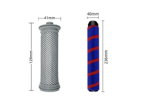 Peças de escova de rolo de substituição pré-filtro para tineco a10 a11
