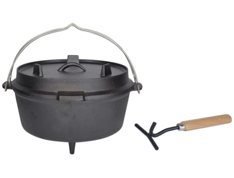 Esschert Design Horno holandés 6,5 L negro FF235