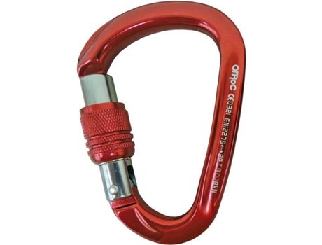 Mosquetón De Escalada QI´ROC Fergus Hms (Rojo - 103 x 71 cm)
