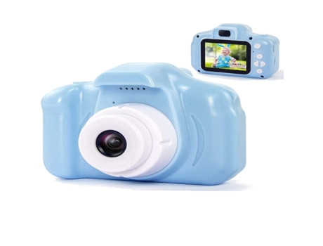 Cámara digital para los Niños HOD HEALTH AND HOME 1080P Fhd con Pantalla 2'' Ips y Tarjeta Sd 16 Gb Azul (3-10 años)