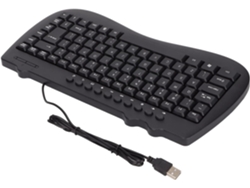 Mini Teclado Con Cable, Clics Silenciosos, Diseño Duradero, Conectar Y Usar.