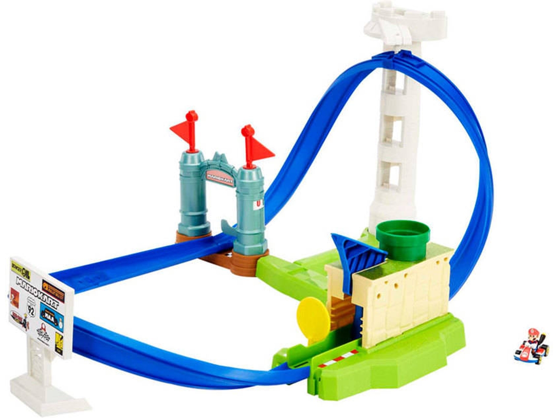 Coche HOT WHEELS Mario Kart Circuito Slam (Edad Mínima: 5 Años - 45,5 x 8,5 x 30,5 cm - Artículo Surtido)