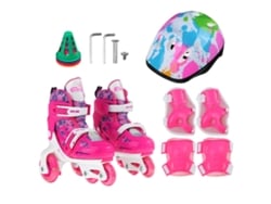 Patins De Rodas Infantis Rosa-avermelhados Tamanho Xs Com Freios Duplos Ajustáveis Rodas Luminosas E Tênis De Patinação Livre Para Iniciantes