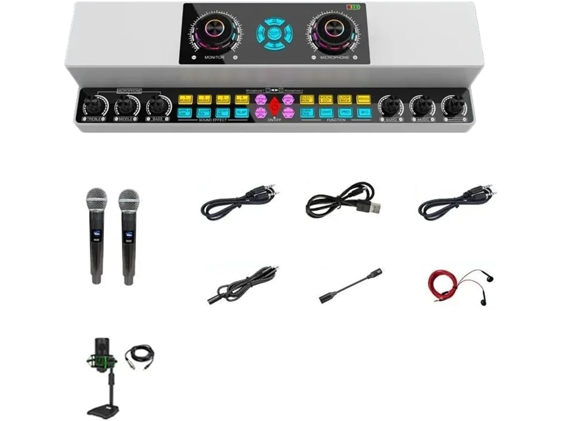 Altavoz Bluetooth Para Karaoke Sin Sonido Incorporado Para Interiores Y Exteriores.