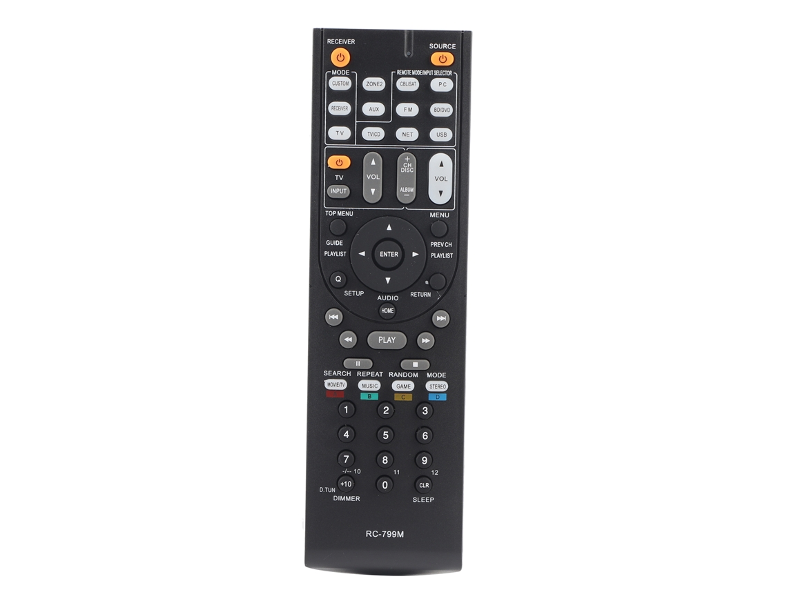 Control Remoto Universal Para Receptor De Audio Y Video Onkyo Rc-799m