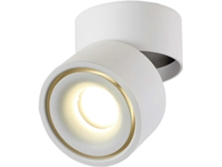Lámpara de techo LED Rebe de 10 W, ajustable 360 grados, blanca 4000 K, aluminio, 85 V/265 V