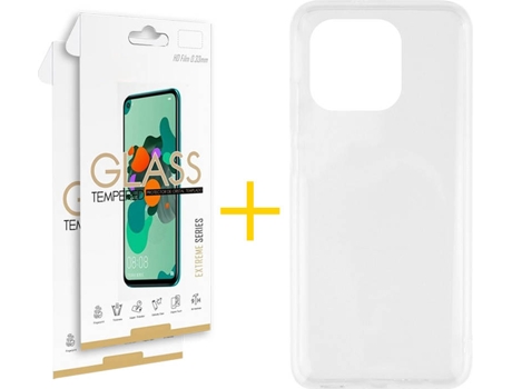 Kit Funda + 2 Protectores de Pantalla Xiaomi Mi 11 5G SKYHE Liso 17 Transparente