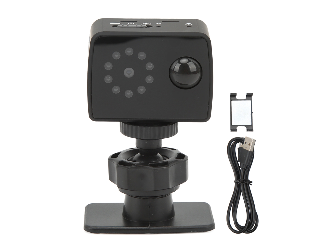 Minicámara MD20 E con Wi-Fi y PIR, cámara HD 1080p, minicámara PIR.