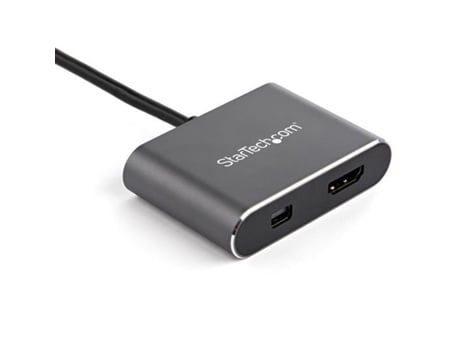 Startech.Com Cdp2Hdmdp USB Graphics Adapter 3840 X 2160 Pixeles Negro Gris