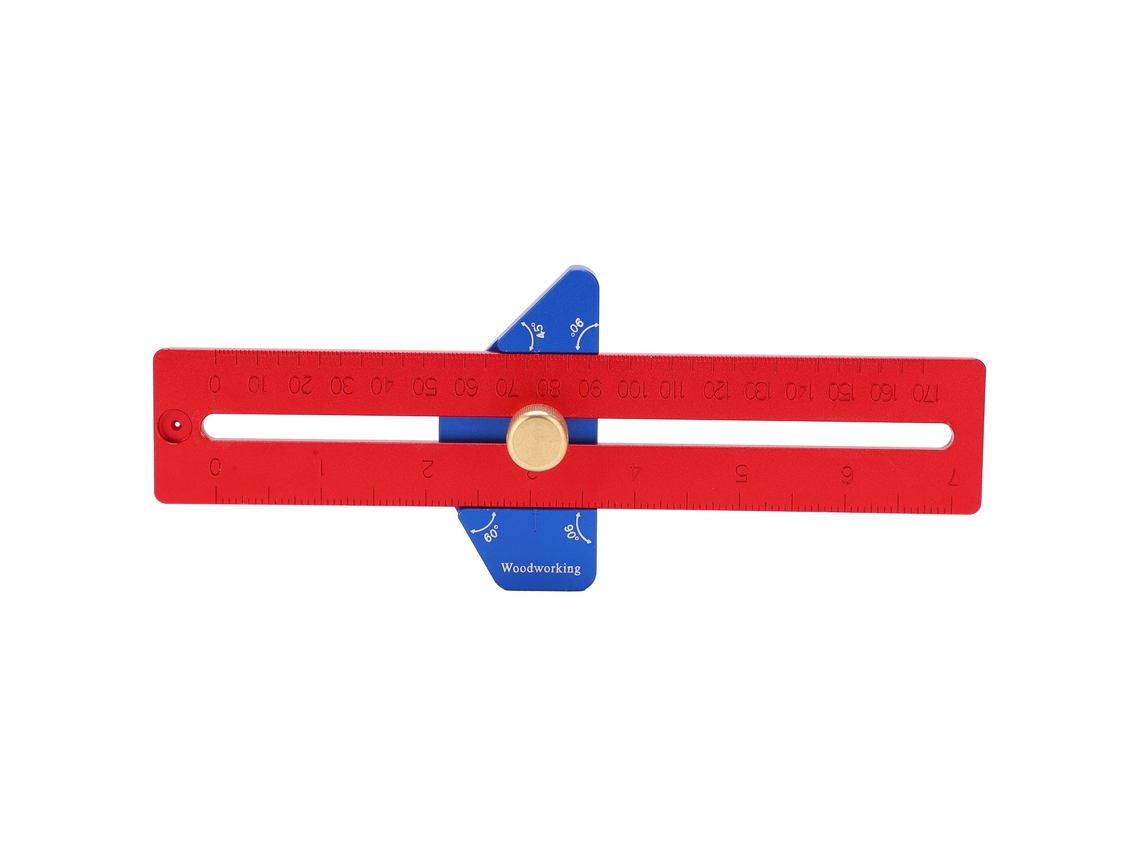 Escuadra En T Ajustable De Aleación De Aluminio Para Carpintería Y Escultura De 170 Mm.