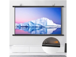 Pantalla de proyección portátil de 50 pulgadas con formato 4:3 para uso doméstico y en exteriores.